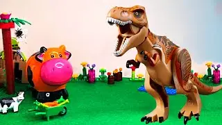 LEGO Мультики про ДИНОЗАВРОВ. Динозавры для детей