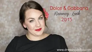 Dolce & Gabbana Runway Makeup Look
