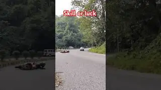 Crash 💔☹️ fail to overtake @aryan-tr08rider #letsride #shorts