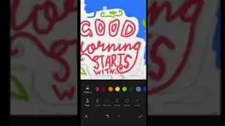 Bikin Poster Manual-digital Mewarnai gambar secara digital lewat galeri-edit di HP