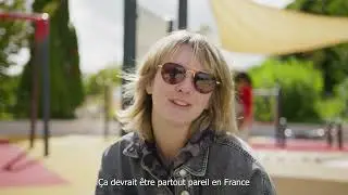Caen, parc de la colline aux oiseaux I Aire de jeux inclusive
