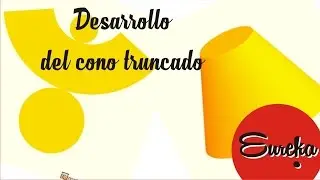 Tutorial de dibujo │ Desarrollo de un cono truncado