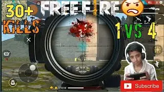 Solo Vs Squad Only Headshot || Play Free Fire Like Total Gaming - Garena Free fire