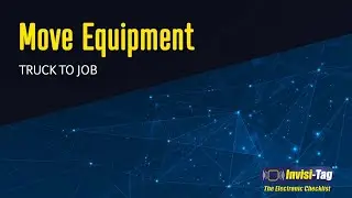 Moving Equipment from a Truck to a Job - Invisi-Tag App Demo