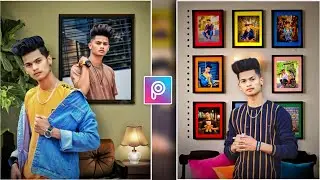 New Frame Photo Editing Tutorial PicsArt - Picsart Frame Photo Editing - Xyaa Edits 🔥