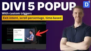 Divi 5 Popups (No Plugins!) | Site-Wide Canvas Popup with Advanced Triggers