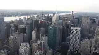 New York City view from top of Empire State Building