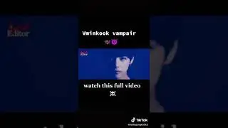 BTS as vampires ...  😈👿 soo.. scary  😨😱🥶 watch till end