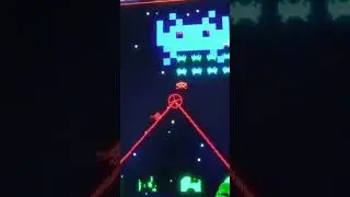 World’s Largest Space Invaders game #shorts #spaceinvaders  #arcade