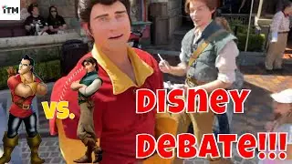 Gaston Settles Disney Debate • Who Is Better Looking? • Gaston VS. Flynn Rider