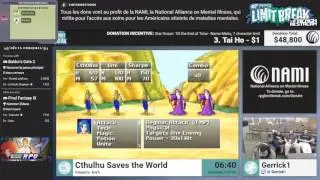 [RPGLB 2017 Restream FR] Cthulhu Saves the World (Any%)