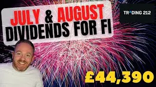 All My Trading 212 Dividends for July & August