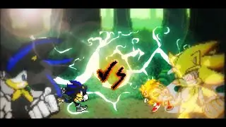 Fleetway Sonic Vs Seelkadoom (Sprite Animation) Dc2