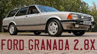 1982 mk2 Ford Granada Ghia X 2.8 Estate Goes for a Drive