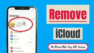 #RemoveiCloud 🔒How to Remove iCloud From iPhone/iPad | Delete iCloud Account on iPhone Any iOS 2025