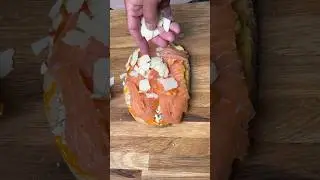 Unbelievably tasty smoked salmon toast 