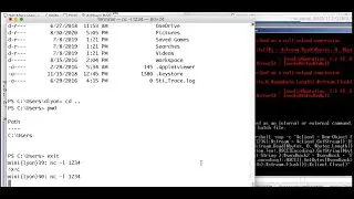 Creating a Remote Shell Windows 10
