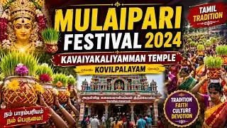 முளைப்பாரித் திருவிழா 2024 | கவையகாளியம்மன் கோவில் | கோவில்பாளையம் | Traditional Festival