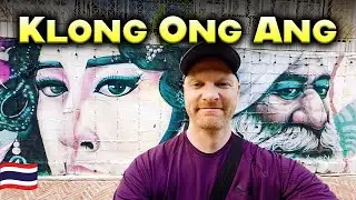 Bangkok's Ong Ang Canal Walking Street Markets & Temple Tour 🇹🇭