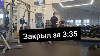челлендж «жим гантелей + подтягивания» 3:35