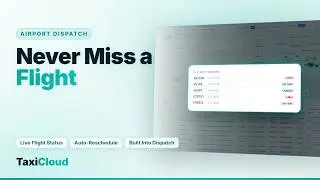 Taxi Dispatch System Flight Tracking — Never Miss an Airport Pickup Again ✈