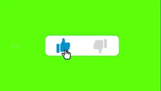 Like Button|Green Screen|Green Screen Video|Chroma key|No Copyright|