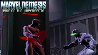 Marvel Nemesis: Rise of the Imperfects | Daredevil Finishers in all Characters (Power Plant)