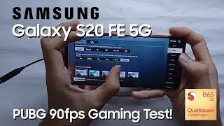 Samsung Galaxy S20 FE 5G PUBG Mobile 90fps Gaming Test! Is it good?
