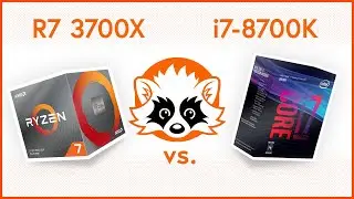 AMD R7 3700X vs. Intel Core i7-8700K - 2 cores more = double the fun? 🥳