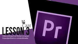 Caat / Lesson 3. How video editing works in Avid Media Composer 8.7.2.
