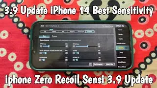 🔥 3.9 Update iPhone 14 Best Sensitivity | BGMI | PUBG MOBILE | iphone Zero Recoil Sensi 3.9 Update ✅