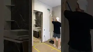 Клею обои с эффектом окрашенных стен!Показываю как клею углы,балки и т. 