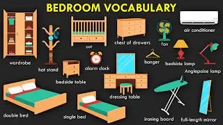 Bedroom Vocabulary Made Easy: Illustrated with Example Sentences
