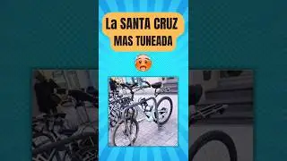 La SANTA CRUZ más TUNEADA 🥵 #bicicleta #ciclismo #ciclismomtb