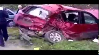 Аварии на большой скорости! Машины в хлам! ВСЕМ СМОТРЕТЬ!