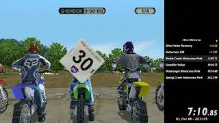 SuperCross Circuit (PS1) // 125cc Motocross in 23:25.80