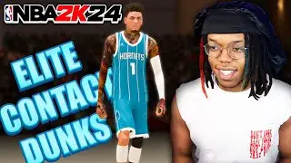 LaMelo Ball + Elite Contact Dunks On NBA 2K24 Is Breaking The Game!