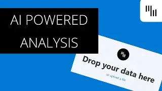 Make complex data analysis easy, instantly with AI