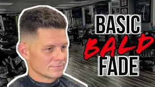 BASIC BALD FADE 👍🏻 Easy step by step Mid Fade