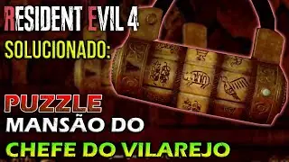 PUZZLE MANSÃO DO CHEFE DO VILAREJO - RESIDENT EVIL 4 REMAKE