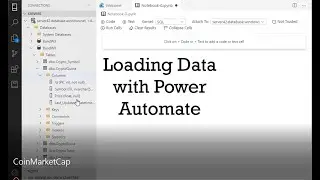 Loading CoinMarketCap data with Power Automate
