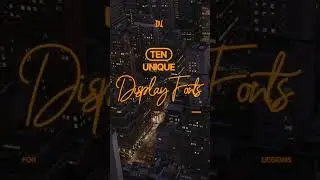 10 Unique Display Fonts for Web and Graphic Designers 