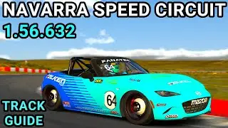 Track Guide Circuito de Navarra Speed Circuit Mazda MX5 iRacing
