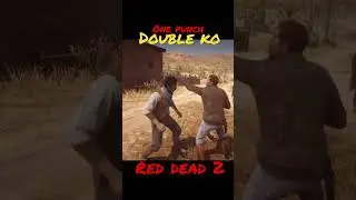 RDR2 Details satisfying knock out two people with one punch!