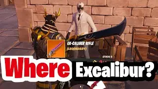 Excalibur rifle fortnite location | Where to find Excalibur rifle fortnite | Excalibur rifle