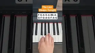 The Lion Sleeps Tonight - Lion King (Piano Tutorial)