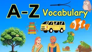 A - Z Words - Alphabet for kids - A to z words - jjworld