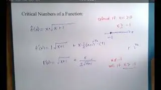 Critical Numbers 6