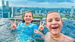 Las vacaciones familiares de Roma y Diana en Singapur