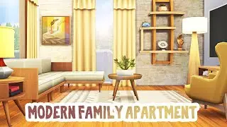 Modern Family Apartment || The Sims 4 Apartment Renovation: Speed Build